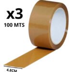 Tirro Cinta De Embalaje Marrón 100mts X 2 Pulgadas Americana