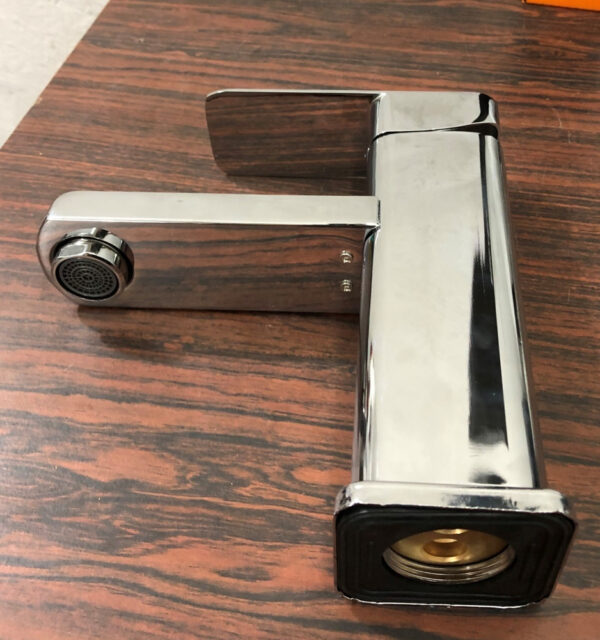 Griferia Grifo Llave Para Lavamano Monomando Acero - Imagen 7