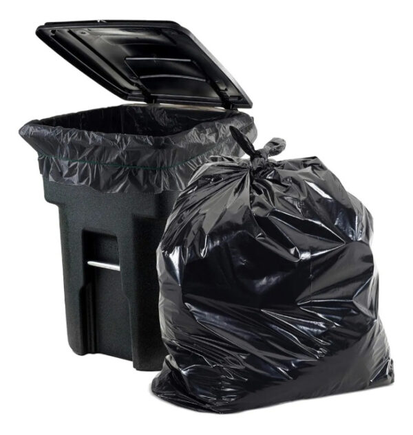 Bolsa De Basura Negra Plástica 200 L 120cmx90cm Pack 60und - Imagen 4