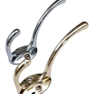 Gancho Para Ropa De Acero Para Pared Latonado