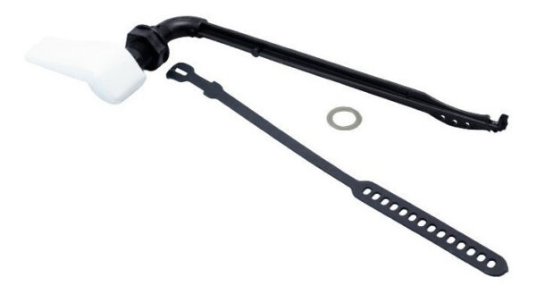 Balancin Manija Lateral Plastica Con Cadena Baño Wc Poceta - Imagen 1