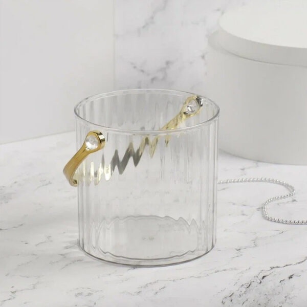 Hielera Plástica Con Pinza Asa Evento Lujo Hielo - Imagen 3