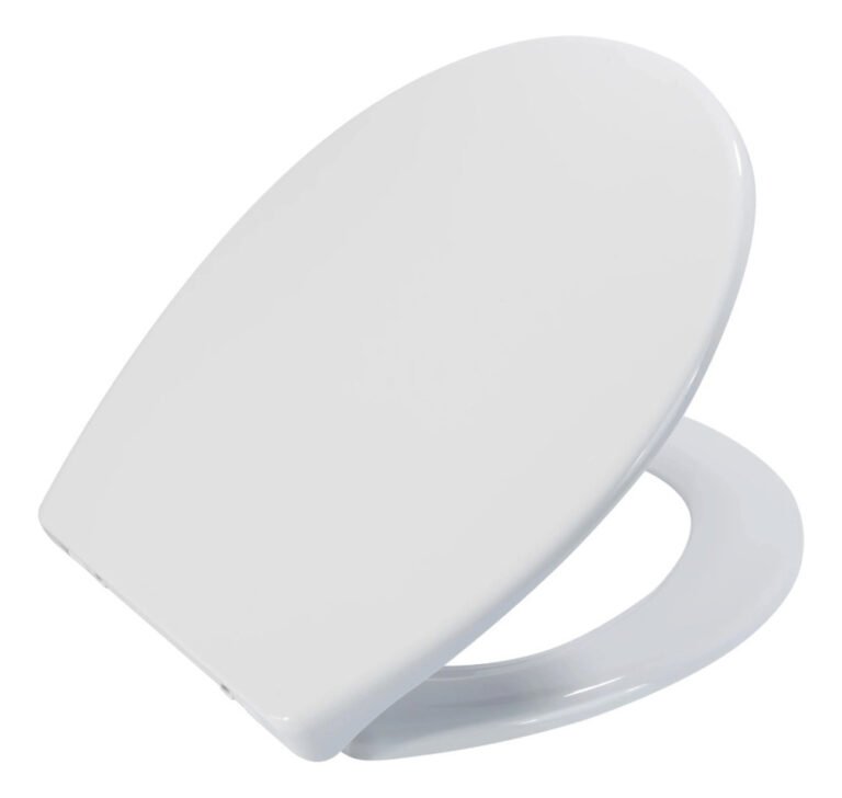769901-MLV75069181078_032024 Tapa Asiento Poceta De Baño Sanitario Wc Plástico Resistente - Imagen 1