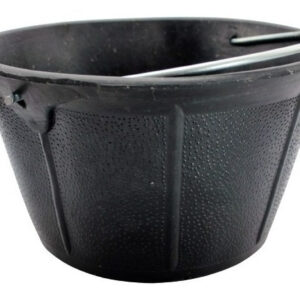 Tobo De Goma Pura Para Albañil De 10 Lt Buffalo Asa Metálica