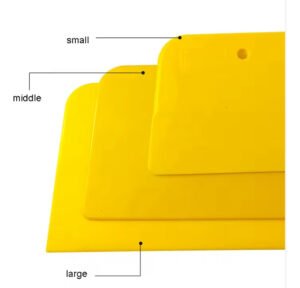 Espátula Para Latonero Set De 3 Piezas Amarillas - Imagen 3