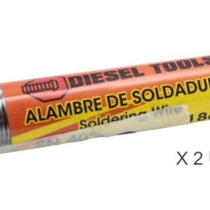Estaño En Tubo Alambre Para Soldar 18g X 2 Unid