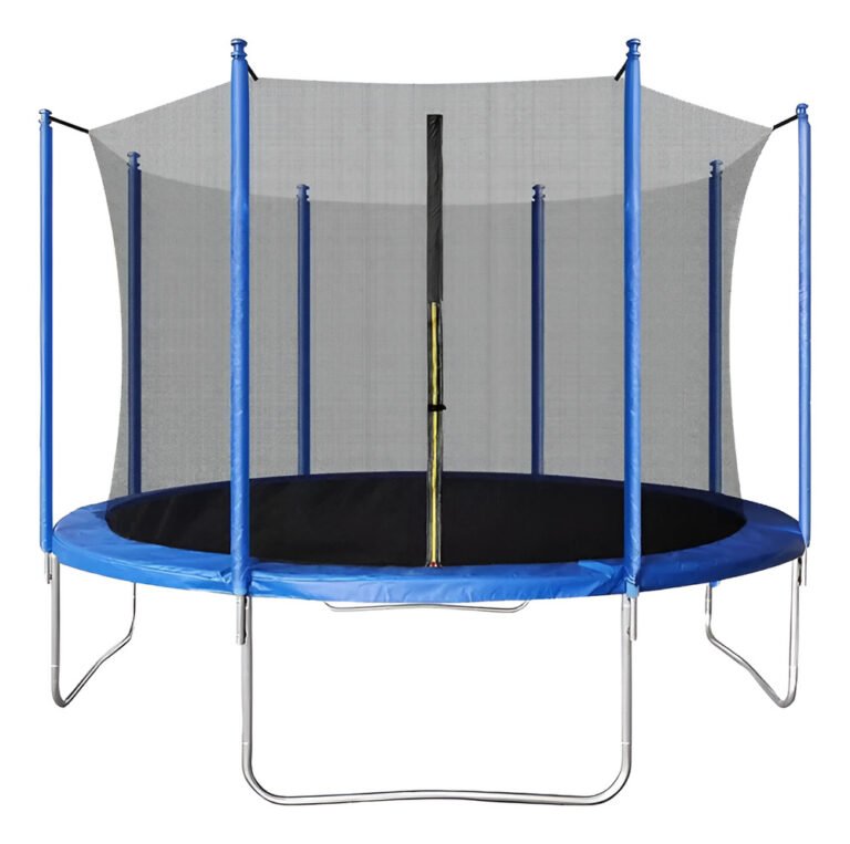 777938-MLV83787507634_042025 Trampolín Cama Elástica Familiar Fiesta Niños 2.44m X 2.05m - Imagen 1