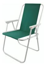 Silla Playera Grande Plegable Metálica Playa Camping - Imagen 4