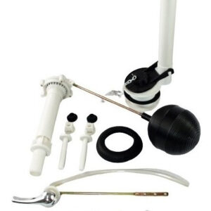 Herraje De Poceta Universal Delta Para Baño 5 Piezas