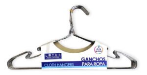 Ganchos De Ropa Perchas Metálicas Con Agarre 10 Und. - Imagen 2