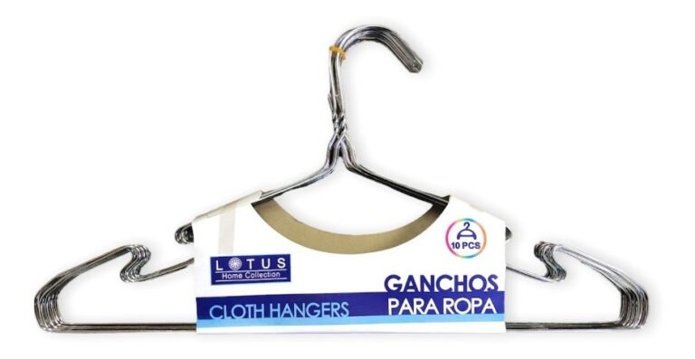 Ganchos De Ropa Perchas Metálicas Con Agarre 10 Und. - Imagen 2