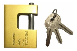 Candado Anticizalla Latonado De 70mm Marca Proval 3 Llaves - Imagen 2