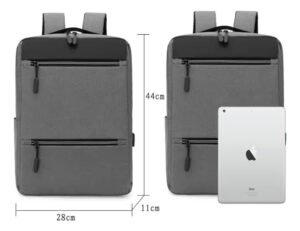 Bolso Mochila Morral Con Puerto Carga Usb Para Tablet Laptop - Imagen 2