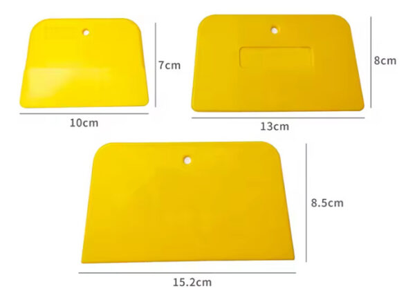 Espátula Para Latonero Set De 3 Piezas Amarillas - Imagen 2