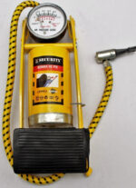 Bomba De Aire De Pie Con Manómetro Para Carro Moto Bici - Imagen 2