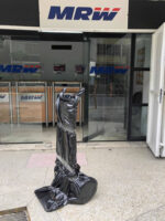 Carretilla Carrucha 2 Ruedas Macizas 10pLG Soporte De 180kg - Imagen 6