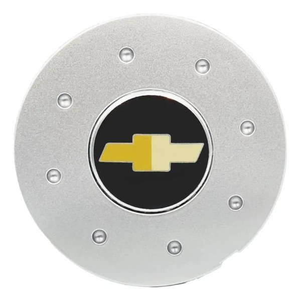 Tapa Centro Rin Aveo Chevrolet Taza 2006 Al 2010 Pack X4 - Imagen 2