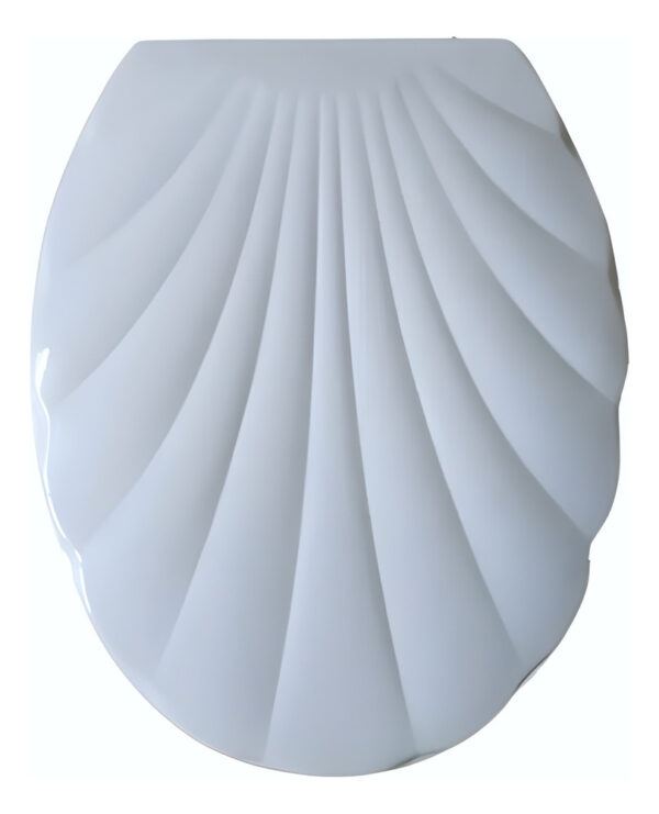 Asiento Tapa Para Poceta Sanitario Concha Marina 36cm X 44cm - Imagen 1