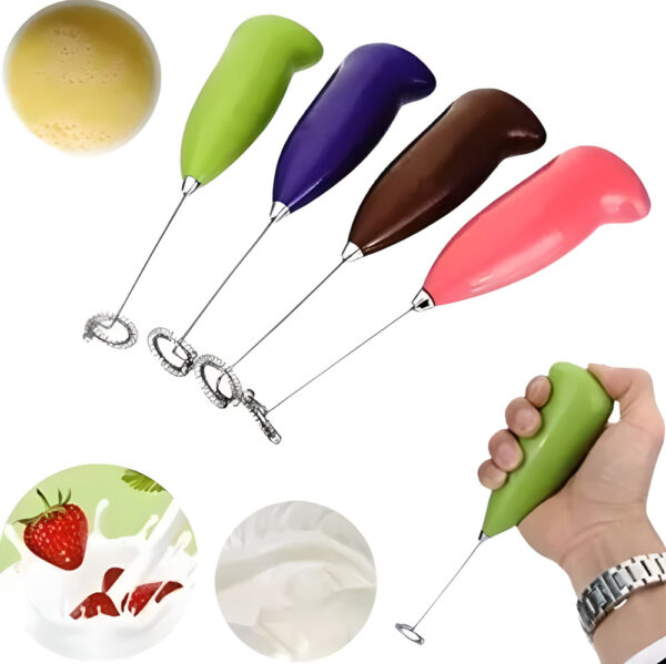 Batidor Eléctrico Inalámbrico Portátil Espumador - Imagen 7