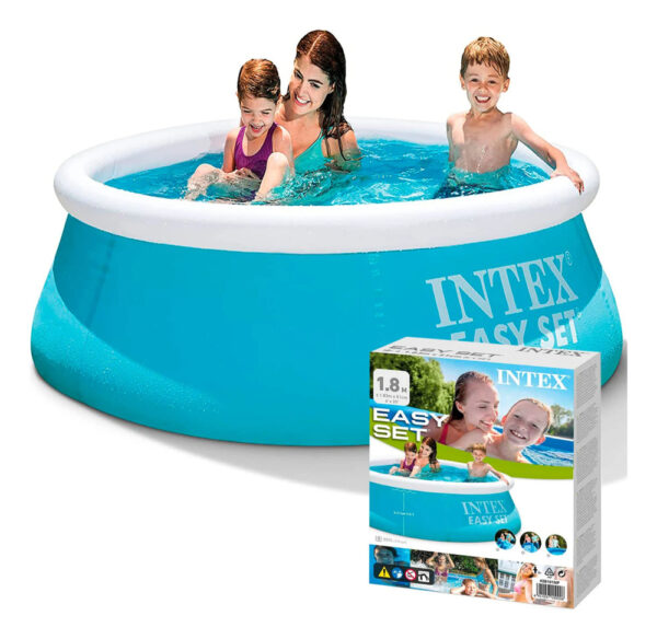 Piscina Inflable Redonda Familiar Niños 1.8mts X 51cm - Imagen 1