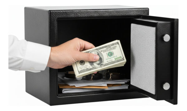 Caja Fuerte Seguridad Digital Con Llaves - Imagen 2