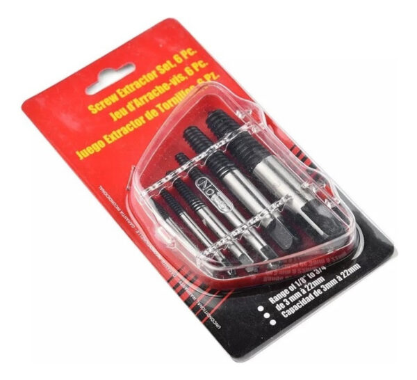 Juego Kit Extractor De Tornillos Pernos De 5 Piezas - Imagen 4