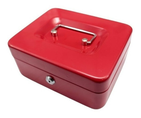 Caja Chica Metálica Seguridad Para Tu Dinero 20 X 16 X 9 Cm - Imagen 1