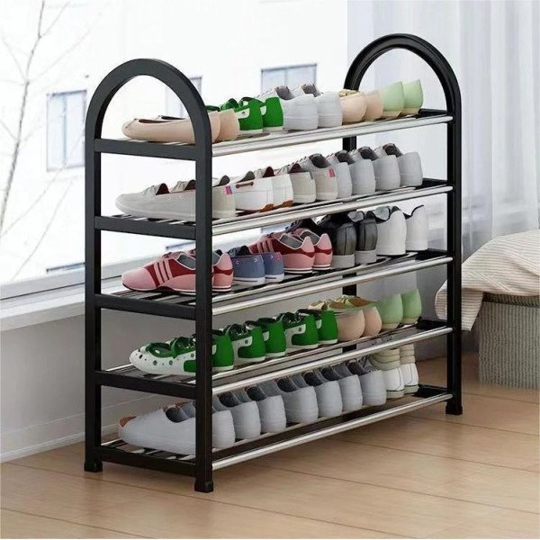 Zapatera Organizador 4 Niveles Metálica Armable 12 Pares - Imagen 7
