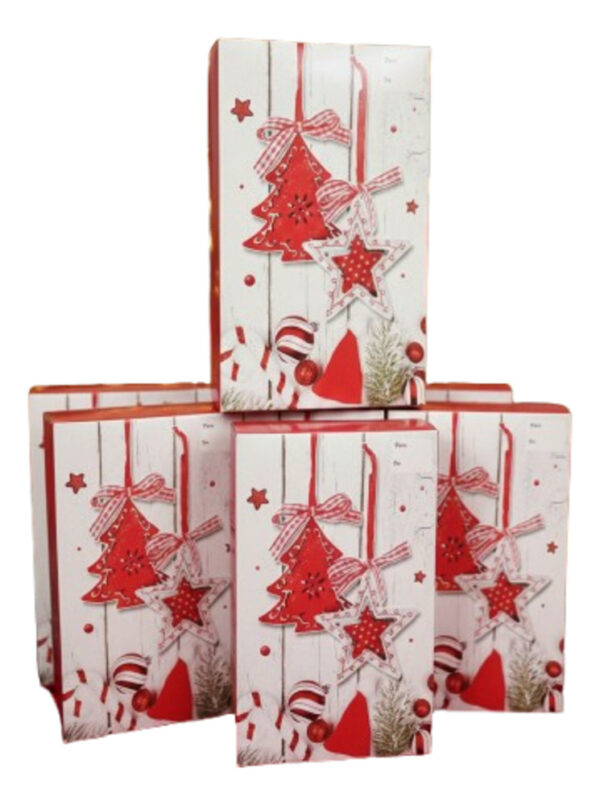 Caja Navidad Regalo Cartón Dedicatoria X3 Unidades - Imagen 1