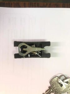 Cerradura Pomo Metálica Para Puerta Importada Con 3 Llaves - Imagen 7