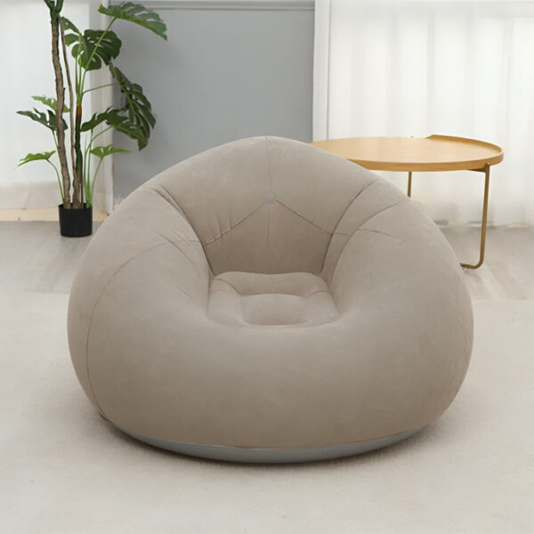 Silla Puf Sillón Mueble Individual Inflable Asiento Portátil - Imagen 3