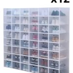 Caja Organizadora Apilable Plegabl Portátil Zapatos X12cajas
