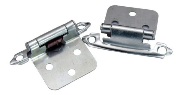 Bisagra Con Resorte Niquelado X Par - Imagen 1