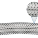 Canilla Tejida Reforzada 1/2 X 1/2  De 40cms - Imagen 3