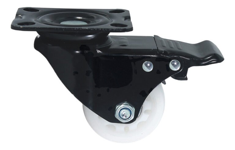 823674-MLV91349664472_092025 Rueda Giratoria Freno 3pLG Industrial Mueble Base Acero 80kg - Imagen 1