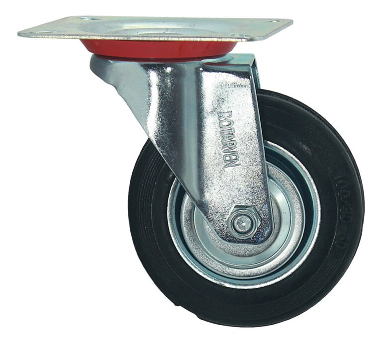 827414-MLV81565388348_012025 Rueda Giratoria 4 Pulgadas Industrial Continental Con Base - Imagen 1