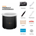 Bañera Terapia Hielo Portátil Recuperación Muscular - Imagen 2