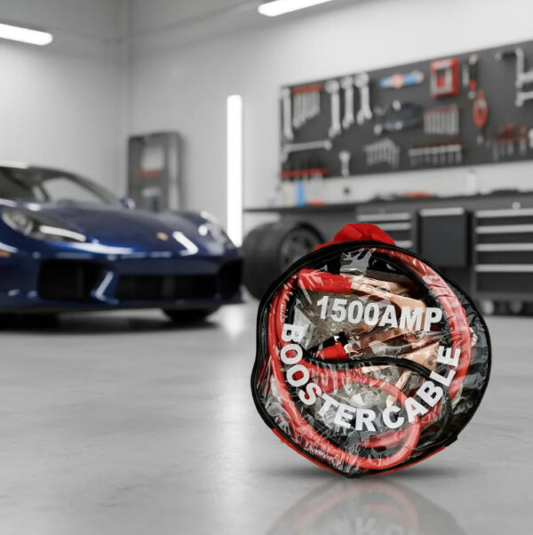 Cables Auxiliar Baterías 12mm Carros Moto 2 Metros 1500 Amp - Imagen 3