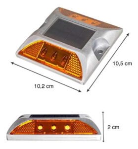 Ojos De Gato Tacha Víal Panel Solar Reflectivo Led - Imagen 3