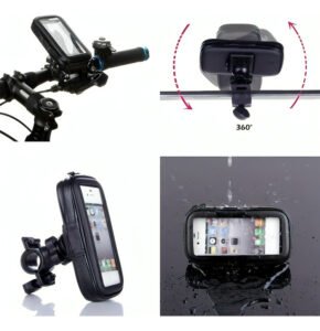 Base Soporte Teléfono Moto Bicicleta Porta Celular Protector - Imagen 4