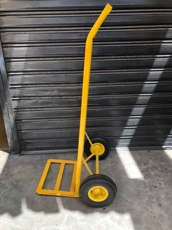 Carretilla Carrucha 2 Ruedas Macizas 10pLG Soporte De 180kg - Imagen 7