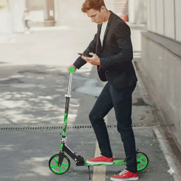 Monopatín Scooter Niño Adolescente Metálica 100kg Ajustable - Imagen 24