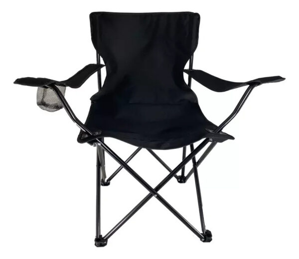 Silla Playera Grande Plegable Playa Camping Porta Vaso - Imagen 2