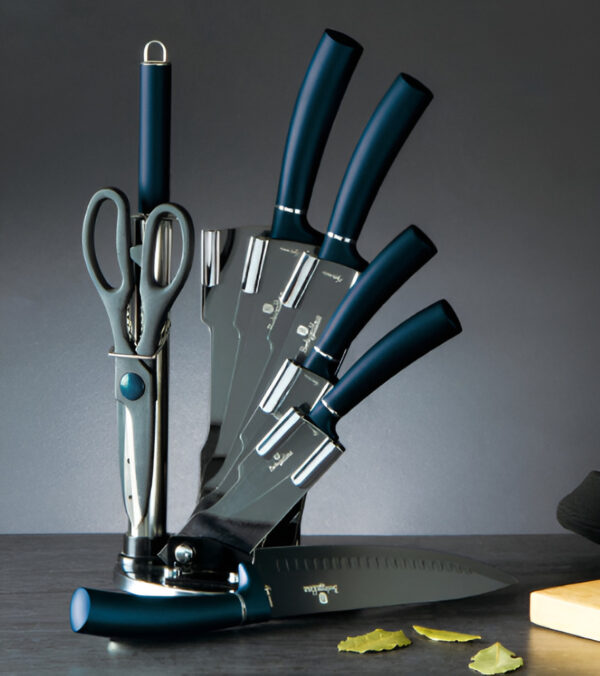 Set Cuchillos Cocina 8 Piezas Base Elegante Acero Inoxidable - Imagen 5