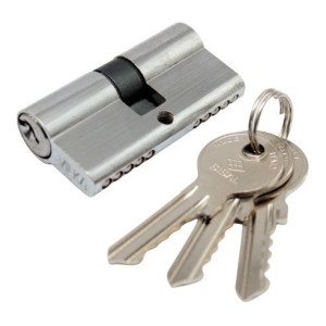 Cilindro De Seguridad Para Puerta Con 3 Llaves Importado Ita