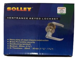 Cerradura De Puerta Tipo Manilla Acero Inoxidable 3 Llaves - Imagen 4