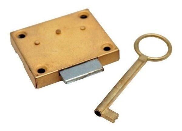 Cerradura Metálica Para Escaparate 2 Unidades - Imagen 1