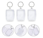 Llaveros Acrílicos Porta Fotos Rectangular Publicidad X 24u - Imagen 5