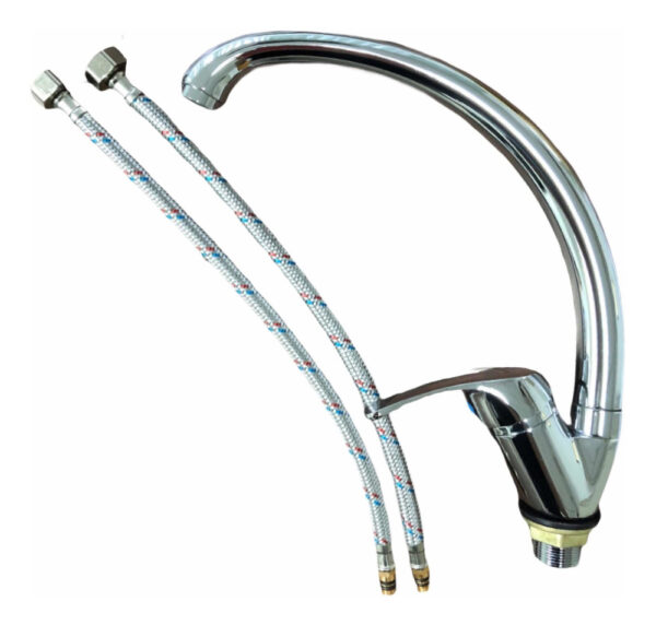 Grifo/grifería Monomando Para Fregadero Cuello Cisne | Zio - Imagen 2