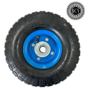 Rueda Maciza Con Rolinera Rin Acero De 10pLG Y 20mm De Eje